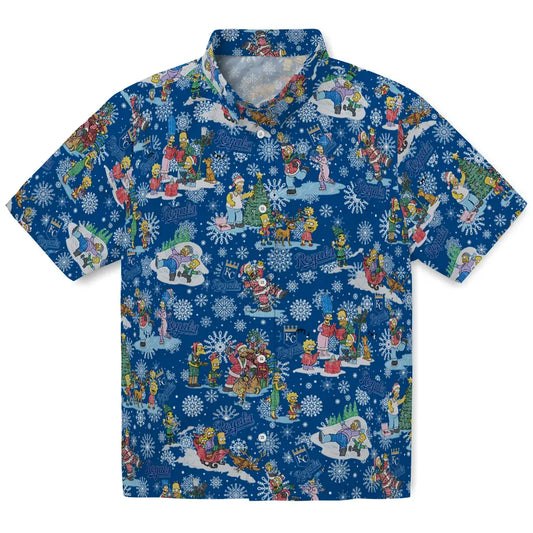 Kansas City Royals Hawaiian Shirt - Simpsons Christmas | Moonbestprint