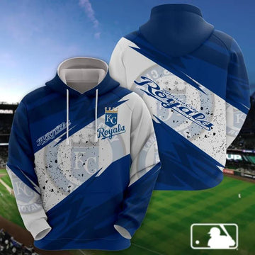 Kansas City Royals MLB All Over Print Hoodie -Moonbestprint