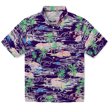 Kansas State Wildcats Flamingo Retreat 2026 Hawaiian Shirt – Moonbestprint