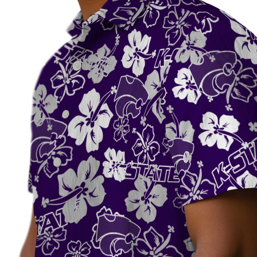 Kansas State Wildcats Hibiscus Bloom Hawaiian Shirt – Moonbestprint