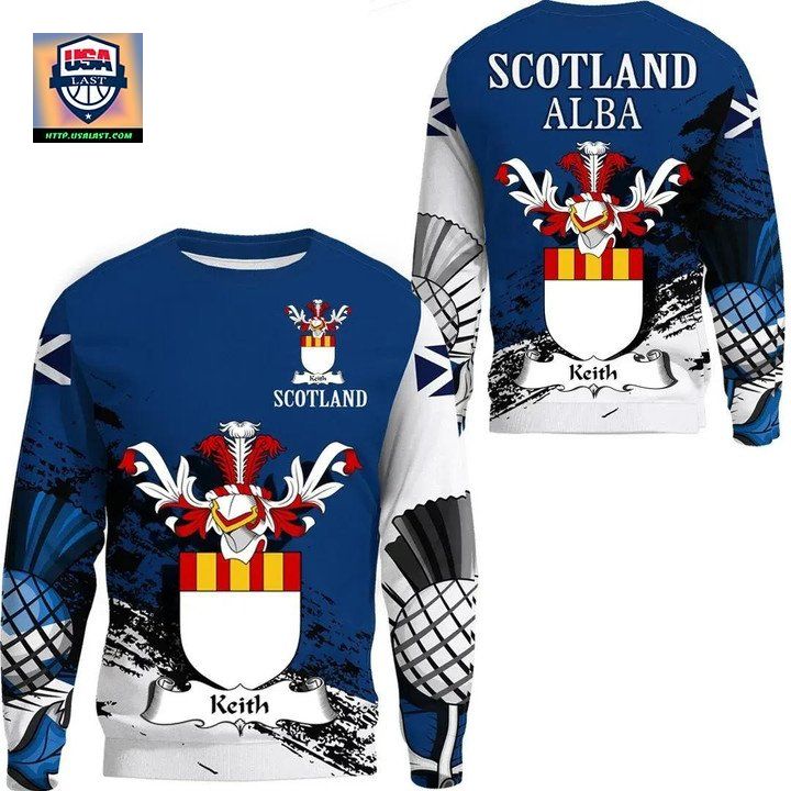 Keith Scottish Family Crest Scotland Special Sweater A7 ? Usalast