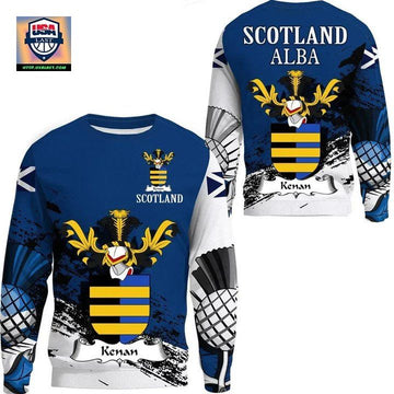 Kenan Scottish Family Crest Scotland Special Sweater A7 ? Usalast