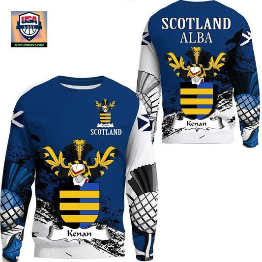 Kenan Scottish Family Crest Scotland Special Sweater A7 ? Usalast