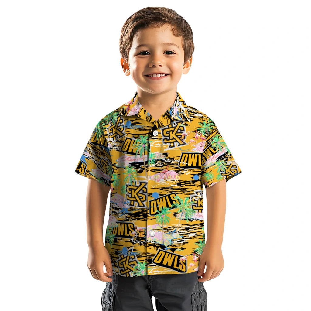Kennesaw State Owls Flamingo Retreat 2026 Hawaiian Shirt – Moonbestprint