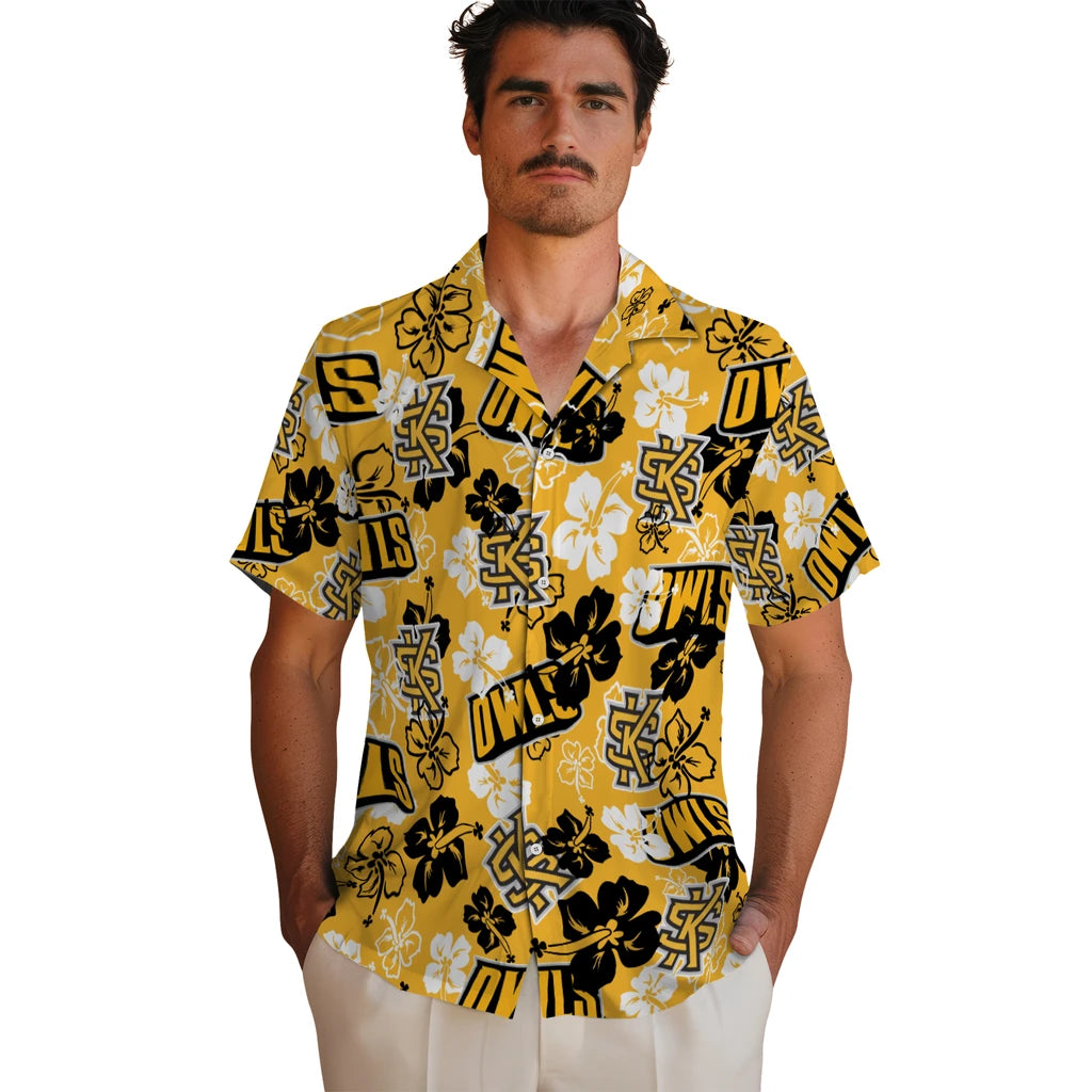 Kennesaw State Owls Hibiscus Bloom Hawaiian Shirt – Moonbestprint