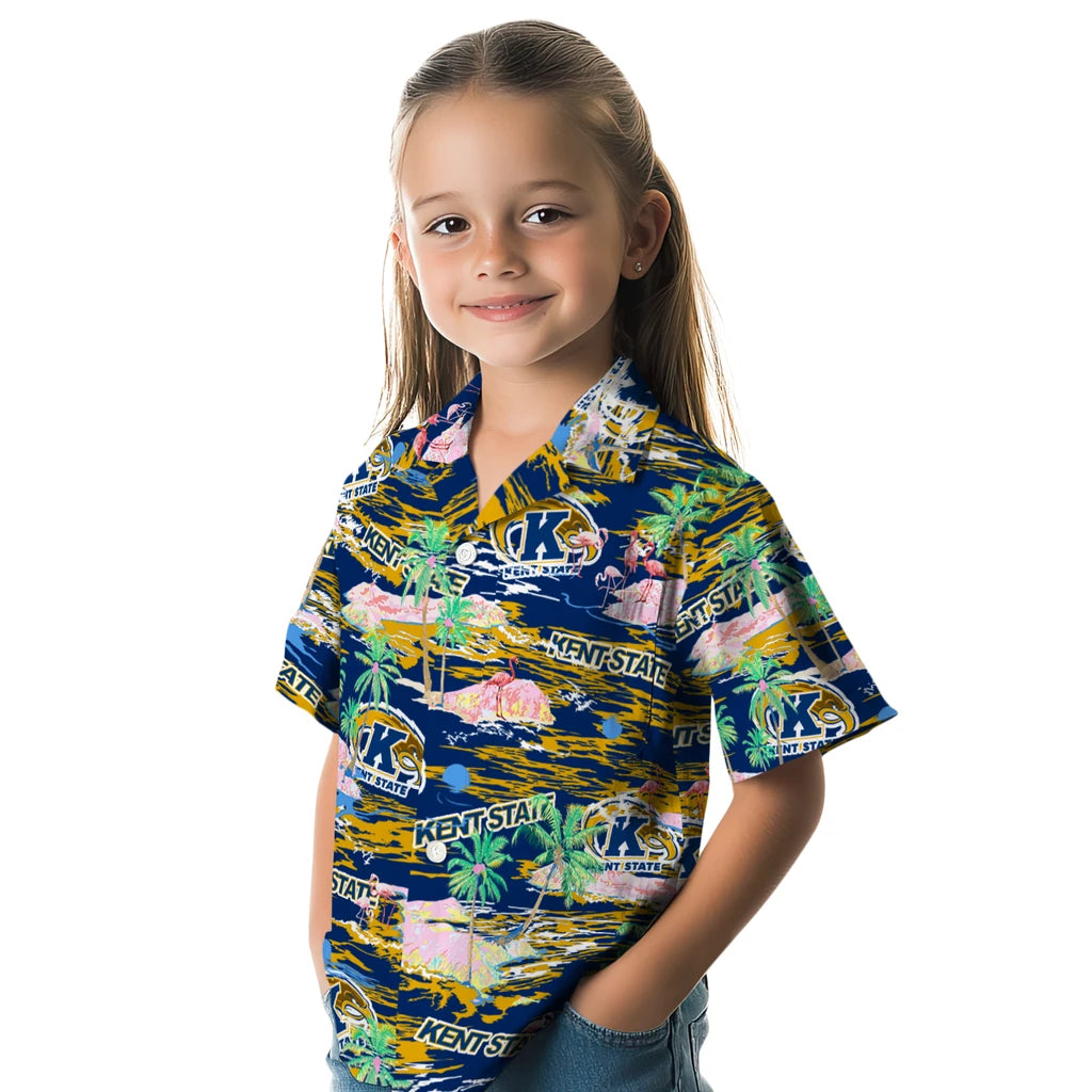 Kent State Golden Flashes Flamingo Retreat 2026 Hawaiian Shirt – Moonbestprint