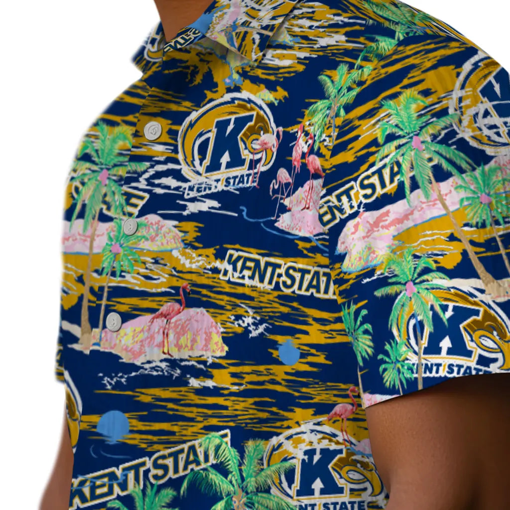 Kent State Golden Flashes Flamingo Retreat 2026 Hawaiian Shirt – Moonbestprint