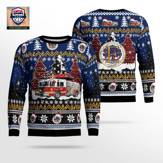 Kentucky Elizabethtown Engine 2034 Christmas AOP Sweater ? Usalast