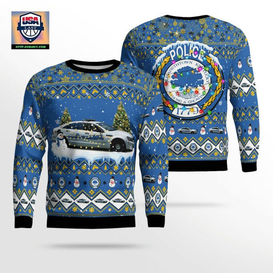 Kentucky Elizabethtown Police Department Christmas AOP Sweater ? Usalast