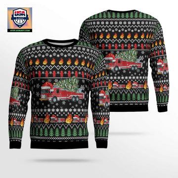 Kentucky Lexington Fire Department Christmas Sweater 3D ? Usalast