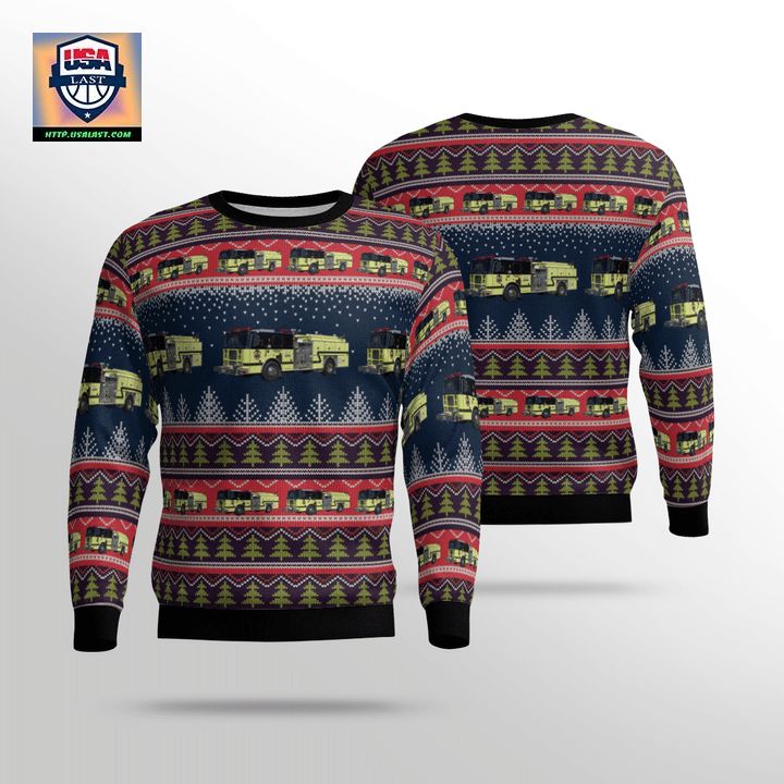 Kentucky Pleasure Ridge Park Fire Protection District AOP Sweater ? Usalast