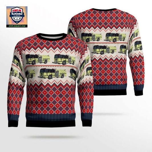 Kentucky Pleasure Ridge Park Fire Protection District AOP Sweater ? XQ31 ? Usalast