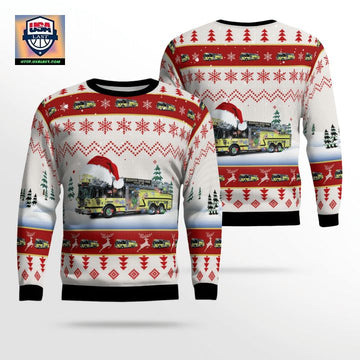 Kentucky Pleasure Ridge Park Fire Protection District Christmas Sweater 3D ? Usalast