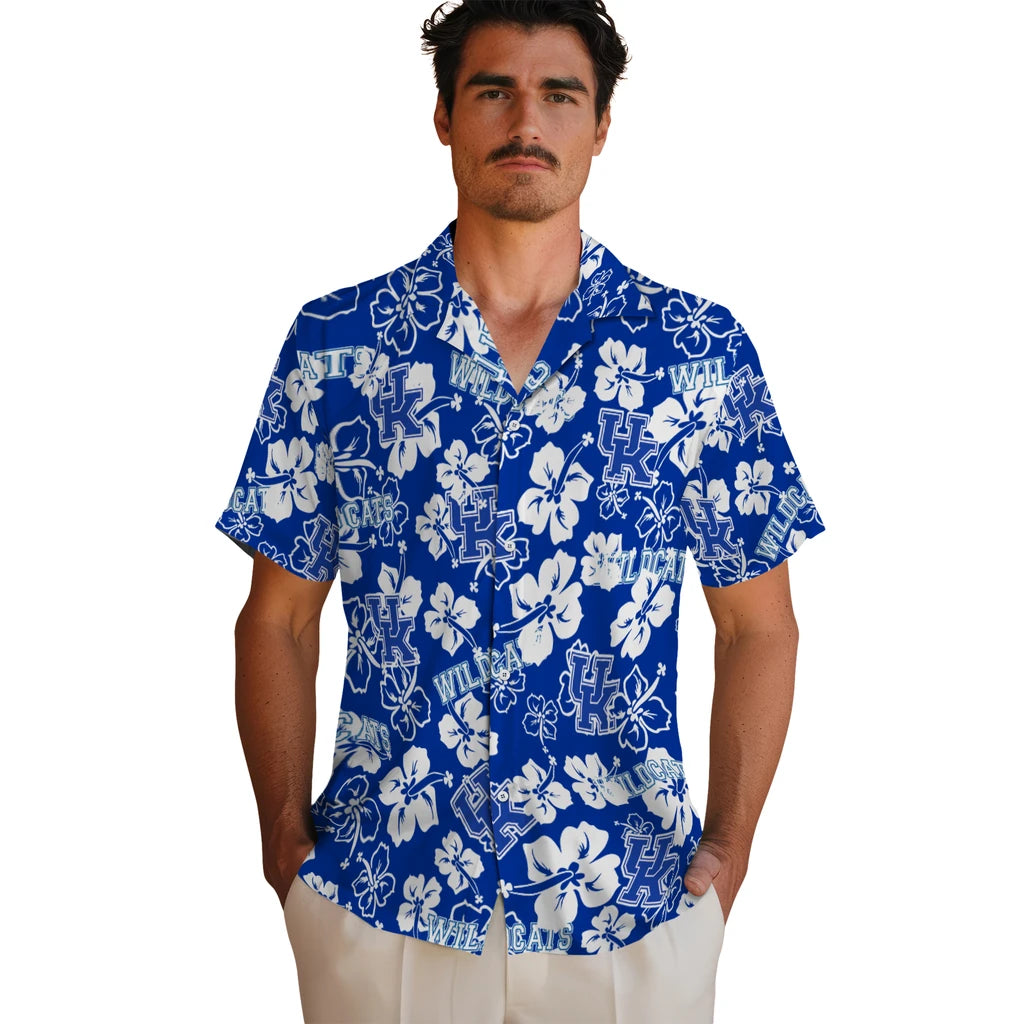 Kentucky Wildcats Hibiscus Bloom Hawaiian Shirt – Moonbestprint