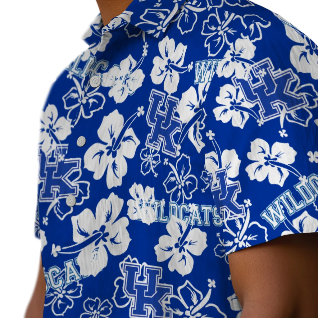 Kentucky Wildcats Hibiscus Bloom Hawaiian Shirt – Moonbestprint