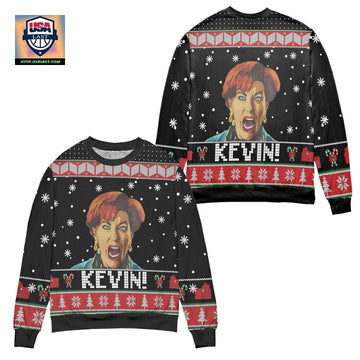 Kevin Meme Home Alone Snowflake Christmas Pattern Ugly Christmas Sweater ? Usalast