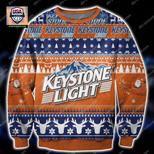 Keystone Light Orange Ugly Christmas Sweater 2022 ? Usalast