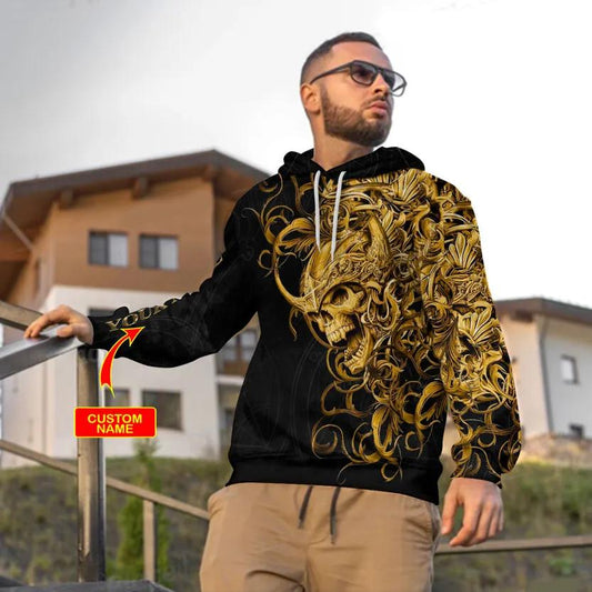 King Viking Custom 3D All Over Print Hoodie -Moonbestprint