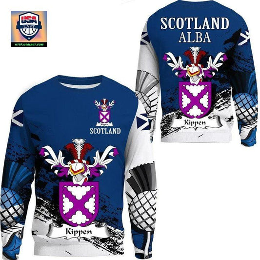 Kippen Scottish Family Crest Scotland Special Sweater A7 ? Usalast