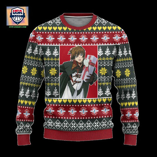 Kira Yamato Anime Ugly Christmas Sweater Custom Gundam Xmas Gift ? Usalast