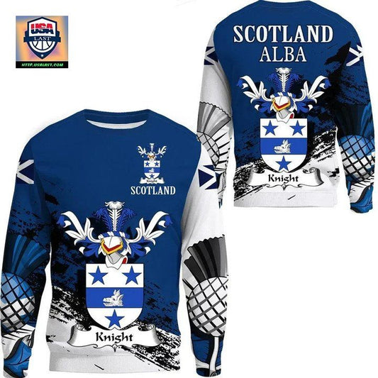 Knight Scottish Family Crest Scotland Special Sweater A7 ? Usalast