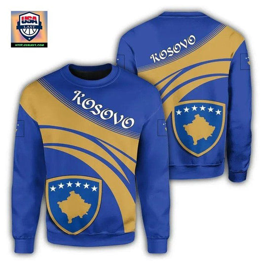 Kosovo Coat Of Arms Sweater Cricket Style J5W ? Usalast