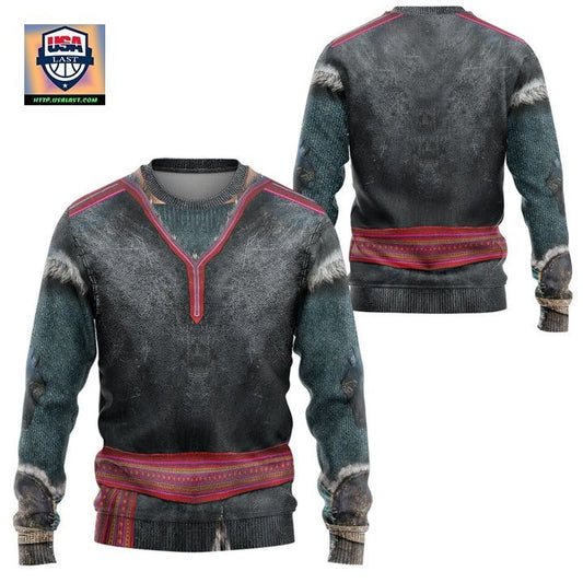 Kristoff Costume Frozen Disney Ugly Christmas Sweater ? Usalast
