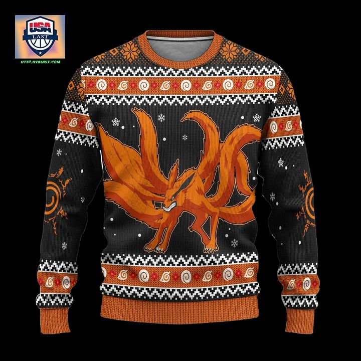 Kurama Naruto Anime Ugly Christmas Sweater Xmas Gift ? Usalast