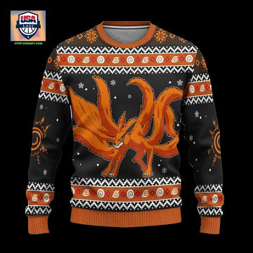 Kurama Naruto Anime Ugly Christmas Sweater Xmas Gift ? Usalast