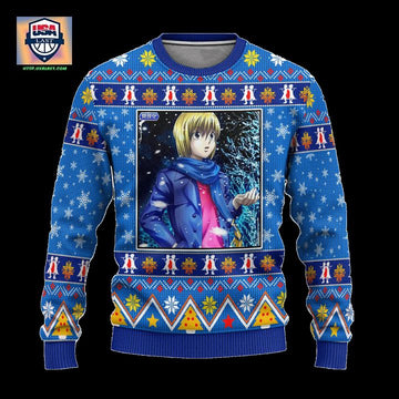 Kurapika Anime Ugly Christmas Sweater Hunter x Hunter Xmas Gift ? Usalast