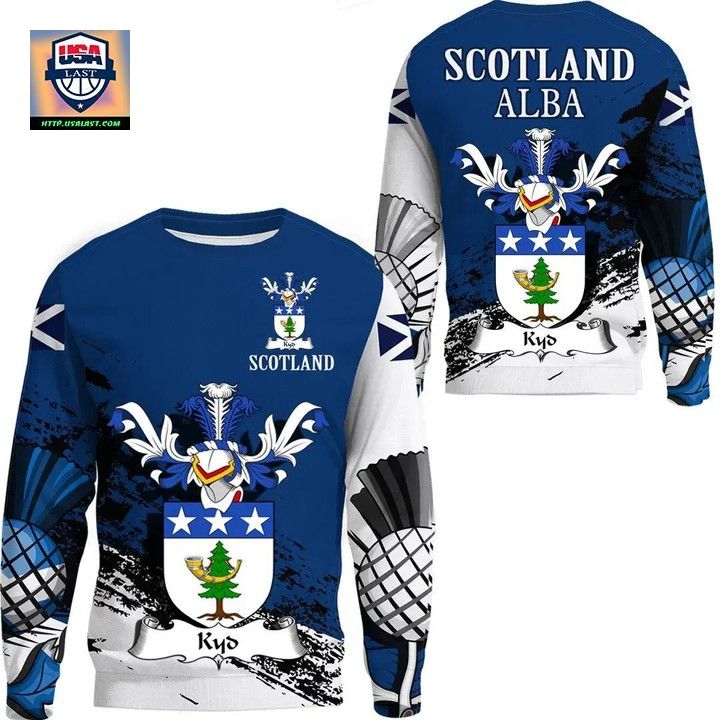 Kyd Scottish Family Crest Scotland Special Sweater A7 ? Usalast