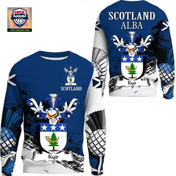 Kyd Scottish Family Crest Scotland Special Sweater A7 ? Usalast