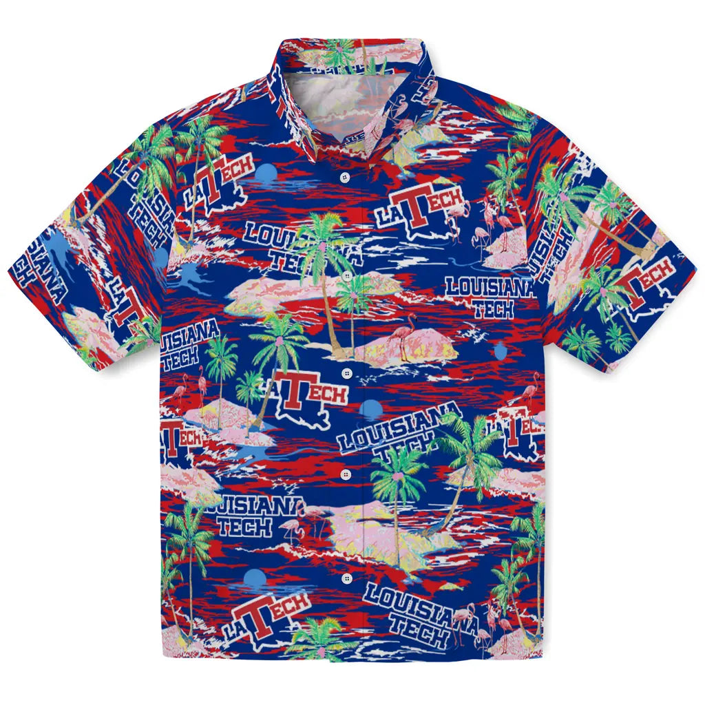 LA Tech Flamingo Retreat 2026 Hawaiian Shirt – Moonbestprint