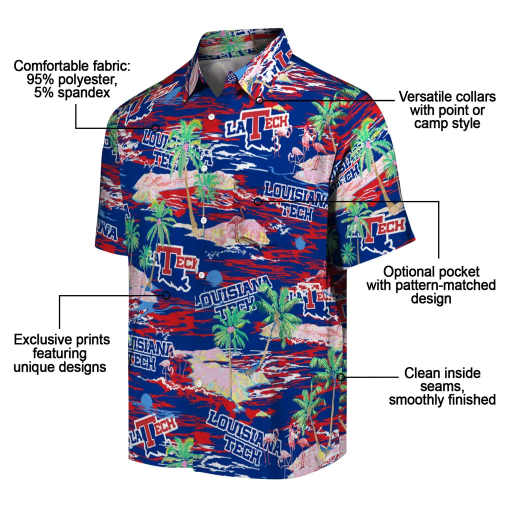LA Tech Flamingo Retreat 2026 Hawaiian Shirt – Moonbestprint