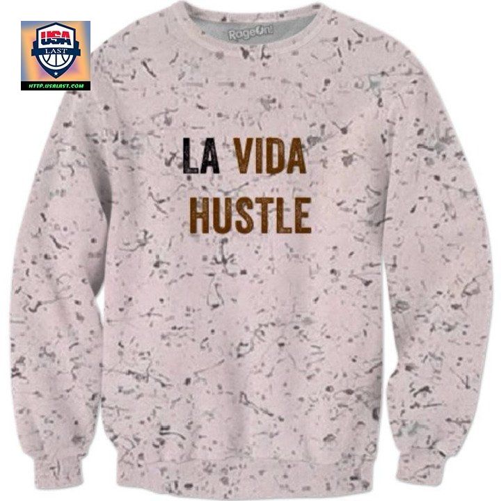 La Vida Hustle Cookies Cream Sweater ? Usalast