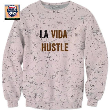La Vida Hustle Cookies Cream Sweater ? Usalast