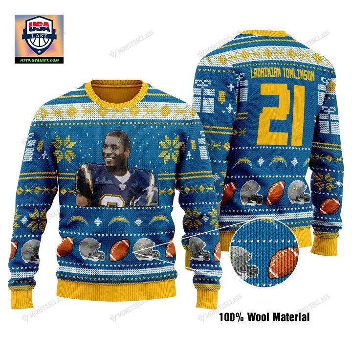 Ladainian Tomlinson Los Angeles Chargers Nfl Christmas Sweater ? Usalast