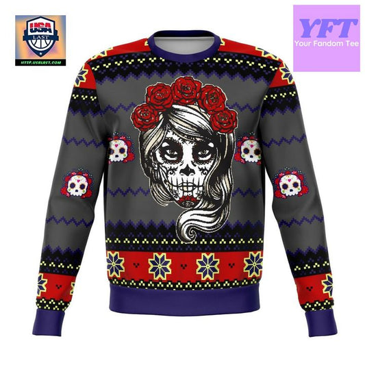 Lady Dead Day Meme 2022 Design 3d Ugly Christmas Sweater ? Usalast