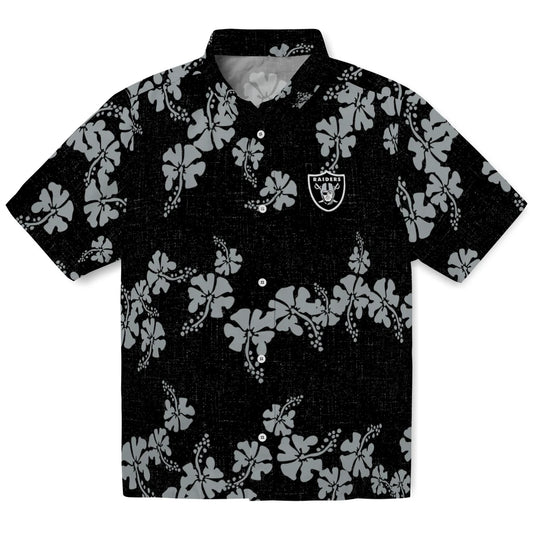 Las Vegas Raiders Hawaiian Shirt - 50th State Flower | Moonbestprint