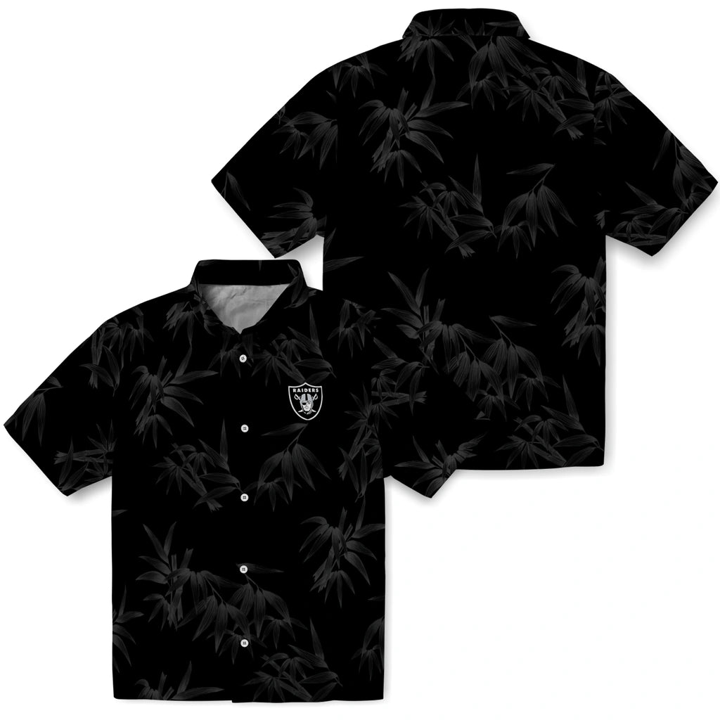 Las Vegas Raiders Hawaiian Shirt - Bamboo Branches | Moonbestprint