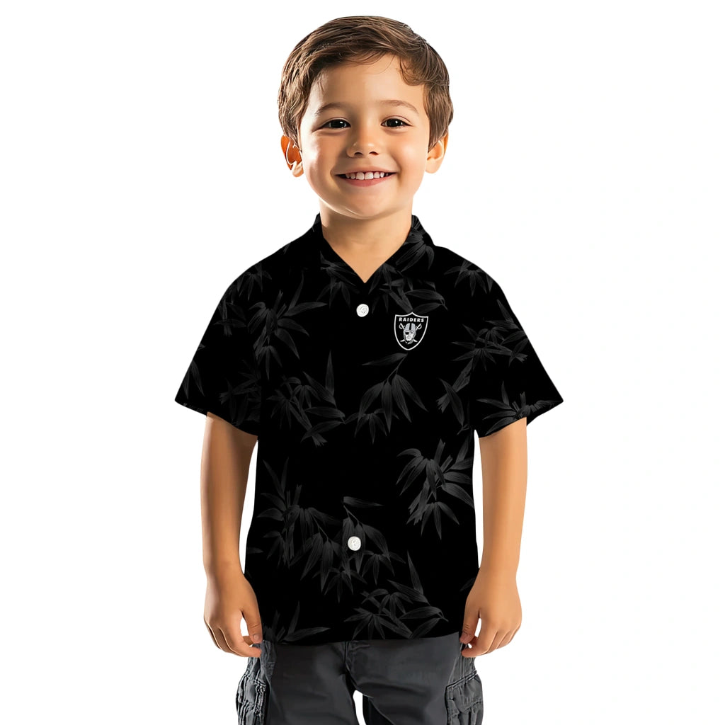 Las Vegas Raiders Hawaiian Shirt - Bamboo Branches | Moonbestprint