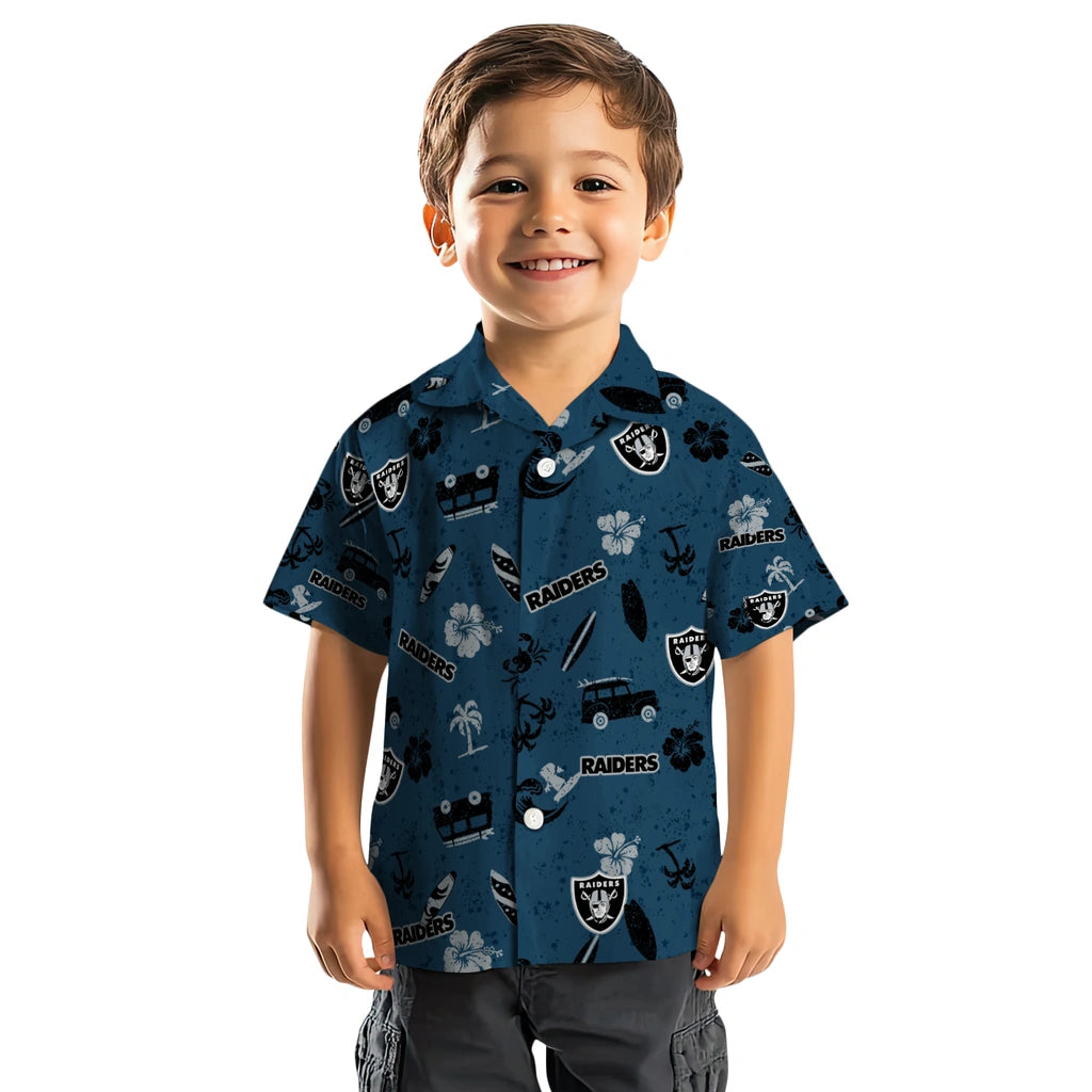 Las Vegas Raiders Hawaiian Shirt - Beach Vibe | Moonbestprint
