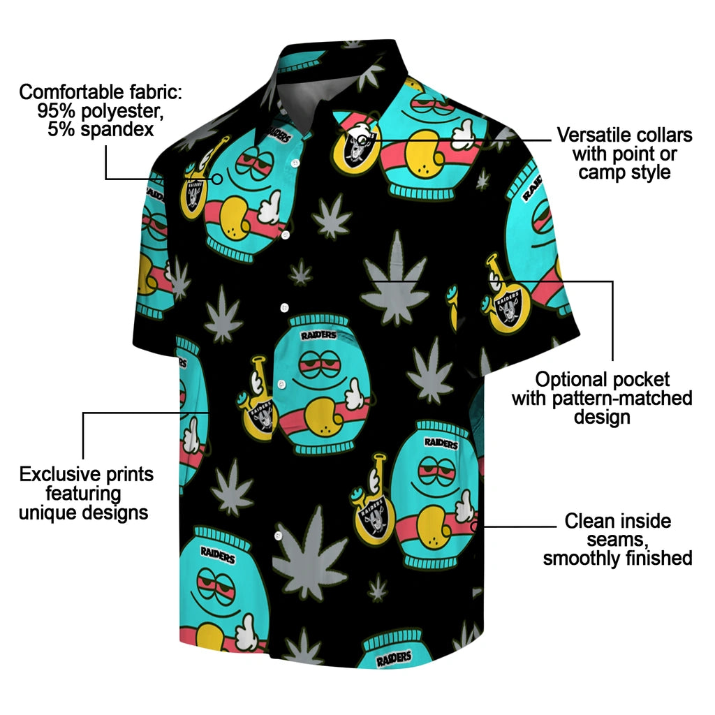 Las Vegas Raiders Hawaiian Shirt - Chill Vibe | Moonbestprint