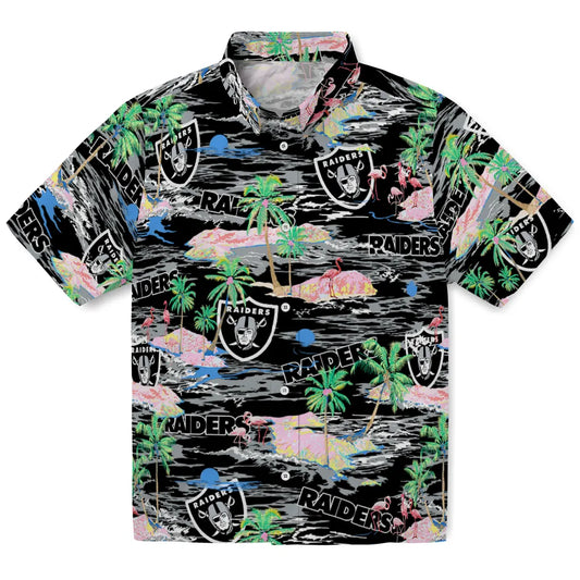 Las Vegas Raiders Flamingo Retreat 2026 Hawaiian Shirt – Moonbestprint