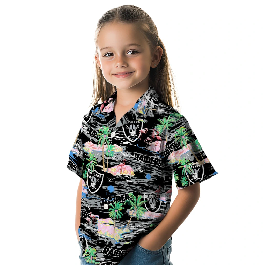 Las Vegas Raiders Flamingo Retreat 2026 Hawaiian Shirt – Moonbestprint