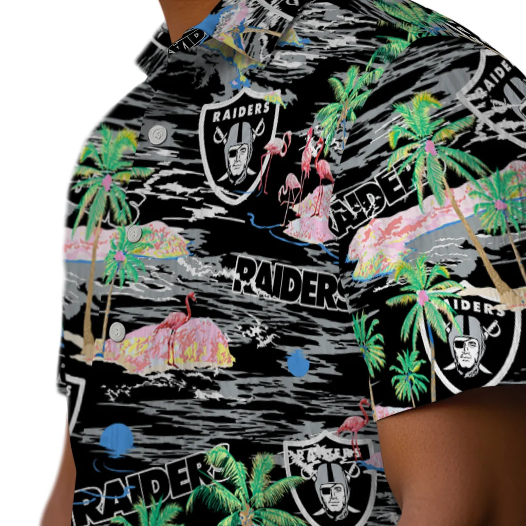 Las Vegas Raiders Flamingo Retreat 2026 Hawaiian Shirt – Moonbestprint