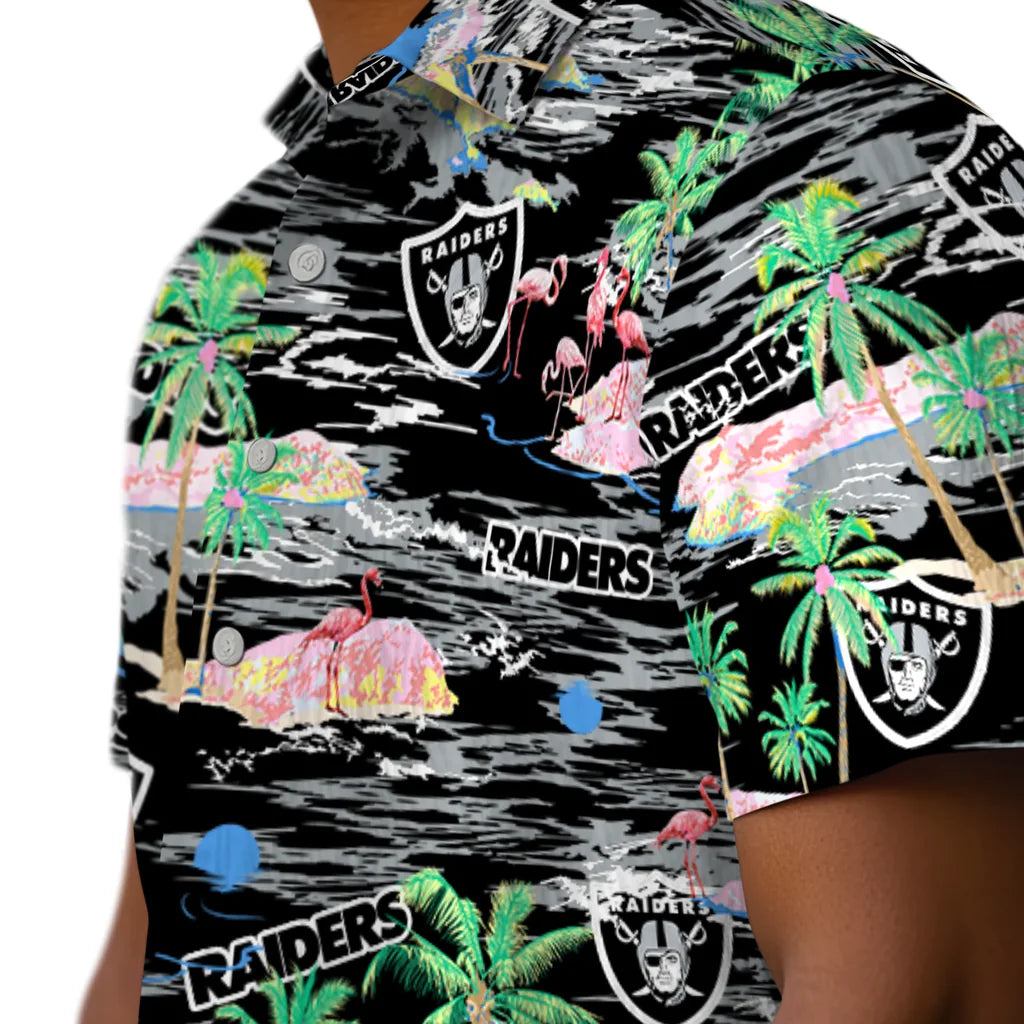 Las Vegas Raiders Hawaiian Shirt - Hawaii Island | Moonbestprint