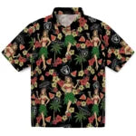 Las Vegas Raiders Hawaiian Shirt - Hawaiian Girls Design | Moonbestprint