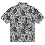 Las Vegas Raiders Hawaiian Shirt - Hibiscus Blooms | Moonbestprint