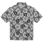 Las Vegas Raiders Hawaiian Shirt - Hibiscus Cluster | Moonbestprint